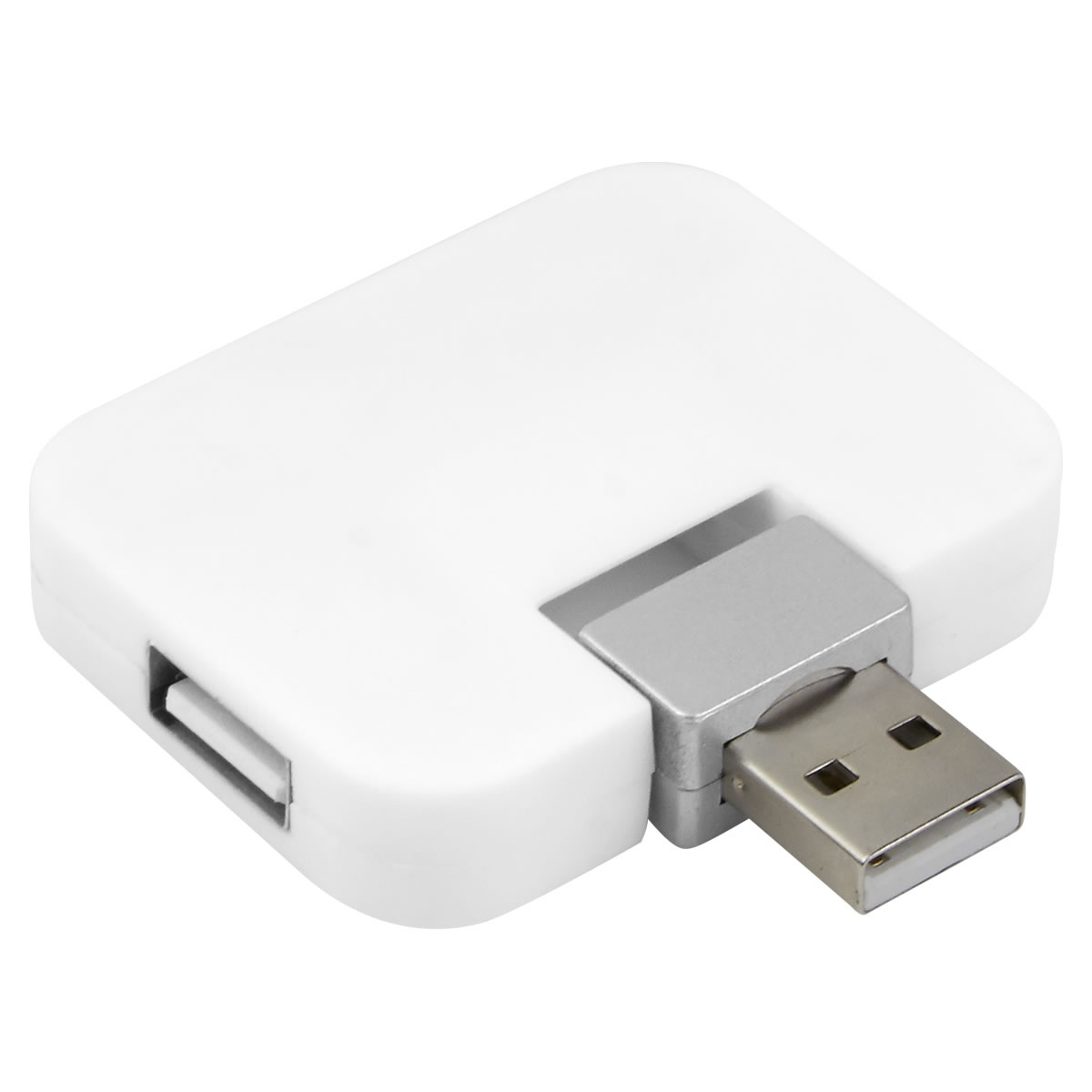 HUB DE 4 PUERTOS USB LACERTA BLANCO HUB 09 B (PLÁSTICO)(P)