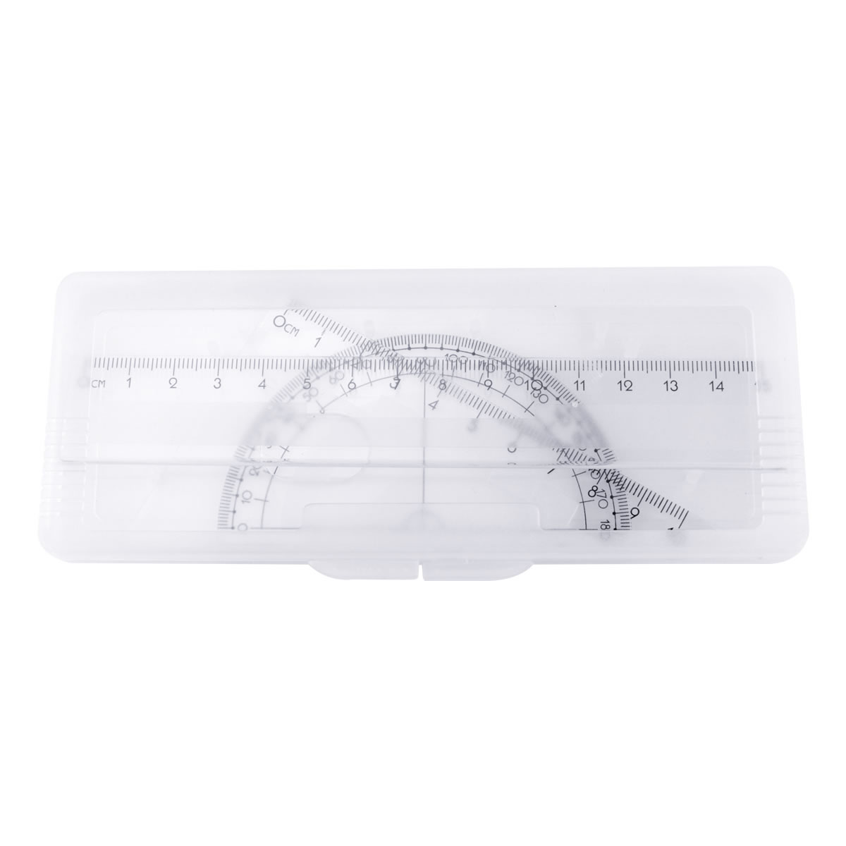 ESTUCHE DE GEOMETRÍA BLANCO FROSTY INF 012 (PLÁSTICO)