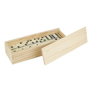 DOMINÓ KATAVI BEIGE JM 045 BE (MADERA ESTUCHE / PLÁSTICO FICHAS)(P)