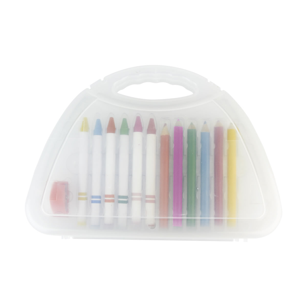 KIT ESCOLAR DRAWING TRANSPARENTE KIT INF 100 (PLÁSTICO)