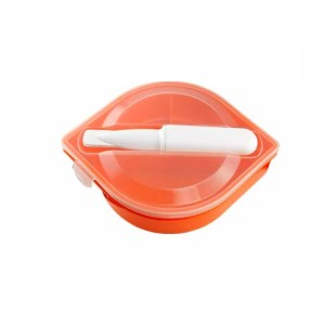 LONCHERA BENTO NARANJA KTC 008 O (PLÁSTICO)(P)