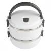 PORTAVIANDAS SENYA BLANCO KTC 015 (PLÁSTICO / ACERO INOXIDABLE)