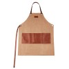 MANDIL AURYN CAFE KTC 036 C (CANVAS / CURPIEL)(P)