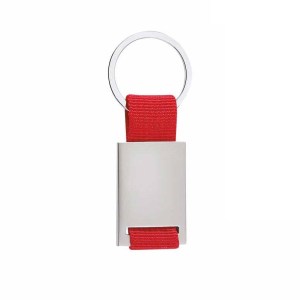 LLAVERO CASPIO ROJO M 5813 R (METAL / TELA)(P)