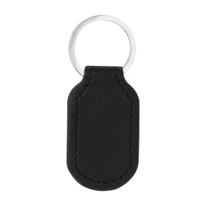 LLAVERO AMARAL NEGRO M 6880 N (CURPIEL / METAL)(P)