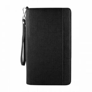 PORTA PASAPORTE CARGADOR REIS GRIS OXFORD M 80520 N (CURPIEL)