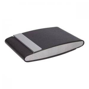 TARJETERO KOZE NEGRO M 83400 N (CURPIEL / METAL)