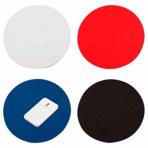 MOUSE PAD REDONDO AZUL MOP 001 A (POLIURETANO)
