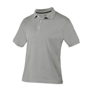 PLAYERA POLO LUTRY GRIS PLY 009 G-M (50% ALGODÓN PEINADO / 50% POLIÉSTER)(P)