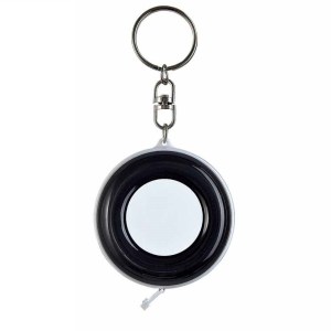 LLAVERO FLEXÓMETRO WHEEL NEGRO PRO 005 N (PLÁSTICO)(P)