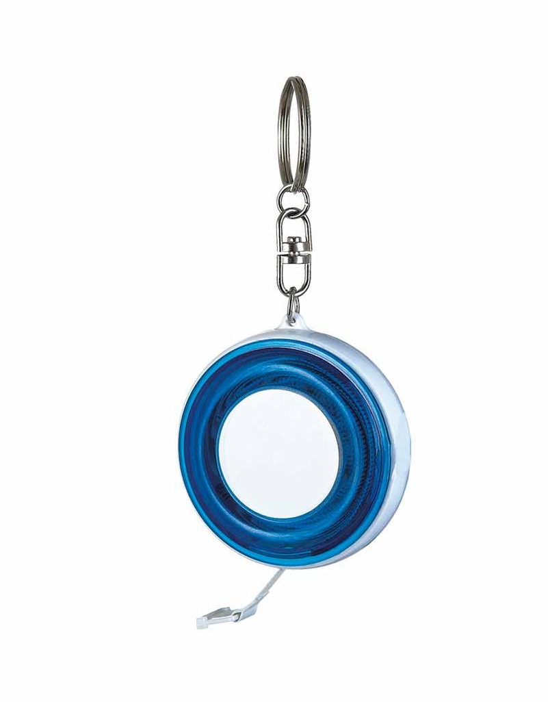 LLAVERO FLEXÓMETRO WHEEL AZUL PRO 005 A (PLÁSTICO)(P)