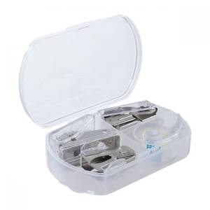 MINI KIT DE ESCRITORIO TRANSPARENTE PRO 519 (METAL / PLÁSTICO)