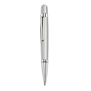 BOLÍGRAFO LESTER PLATA RQ 015 S (ACERO INOXIDABLE)(P)