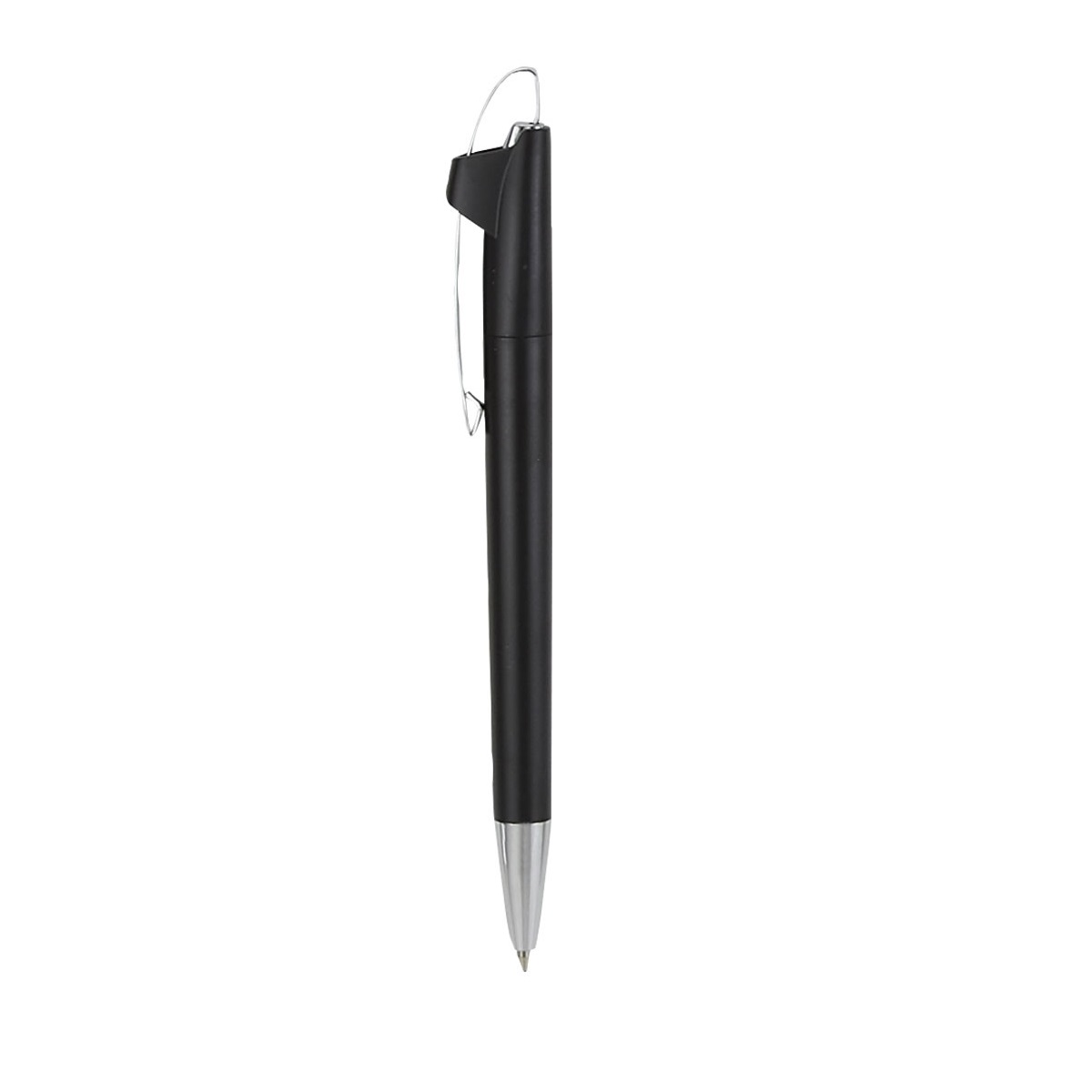 BOLÍGRAFO CELIO NEGRO METALICO SH 1070 N (PLÁSTICO / CLIP METÁLICO)(P)