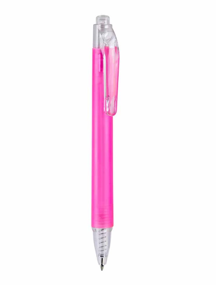 BOLÍGRAFO FUROR ROSA TRASLUCIDO SH 2097 PT (PLÁSTICO)(P)