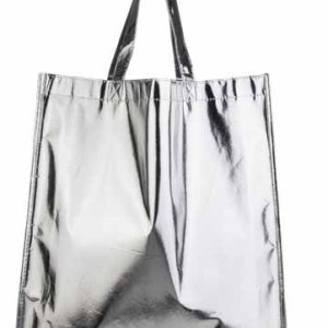 BOLSA CARNAVAL PLATA SIN 047 S (NON WOVEN METALIZADO)(P)