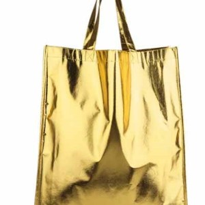 BOLSA CARNAVAL AMARILLO METALICO SIN 047 D (NON WOVEN METALIZADO)(P)