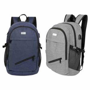 MOCHILA SLAVONSKY AZUL SIN 455 A (POLIÉSTER)(P)