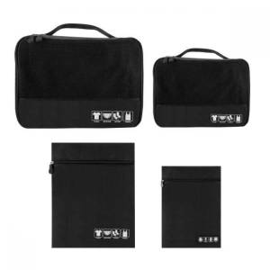 SET ORGANIZADOR DE VIAJE CAVTAT NEGRO SIN 870 N (POLIÉSTER)