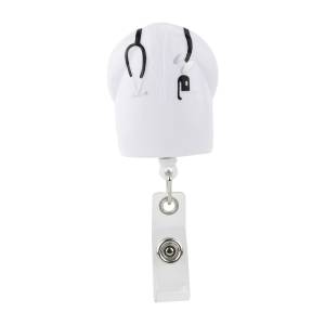 PORTA GAFETE DOCTOR BLANCO SLD 009 B (PLÁSTICO)(P)