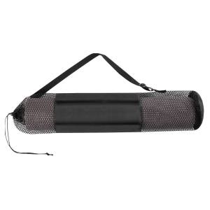 TAPETE DE YOGA ASANA NEGRO SPO 005 N (PVC TAPETE / POLIÉSTER FUNDA)(P)