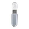 USB ARGOS 4 GB PLATA TRASLUCIDO USB 013 S (PLÁSTICO)(P)