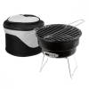 ASADOR CON HIELERA CAMPING NEGRO BBQ 002 (METAL / POLIÉSTER)