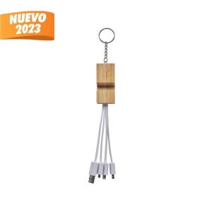 CABLE EASY BLANCO CEL 059 B (BAMBÚ / METAL ARGOLLA)(P)