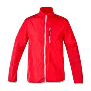 CHAMARRA DEPORTIVA LIGERA YEOSU ROJO CHM 015 R-L (POLIÉSTER)(P)
