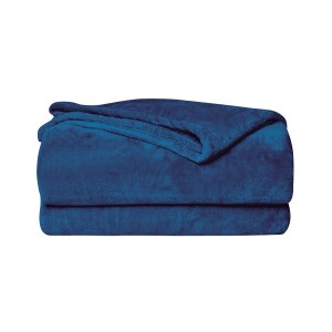 FRAZADA EDARIA AZUL MARINO COB 004 AM (POLIÉSTER)(P)