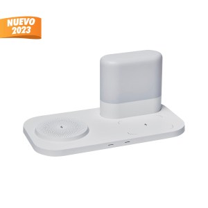 Cargador con Lámpara Lamppu Blanco CRG 050 B (Plástico)(P)