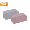 Cosmetiquera Berna Gris DAM 028 G (Curpiel / poliéster forro)