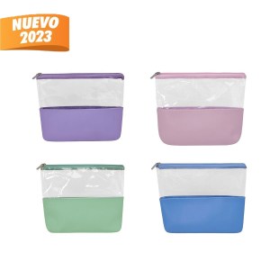 COSMETIQUERA ESMERALDA VERDE DAM 035 V (CURPIEL Y PVC EXTERIOR / POLIÉSTER FORRO)(P)