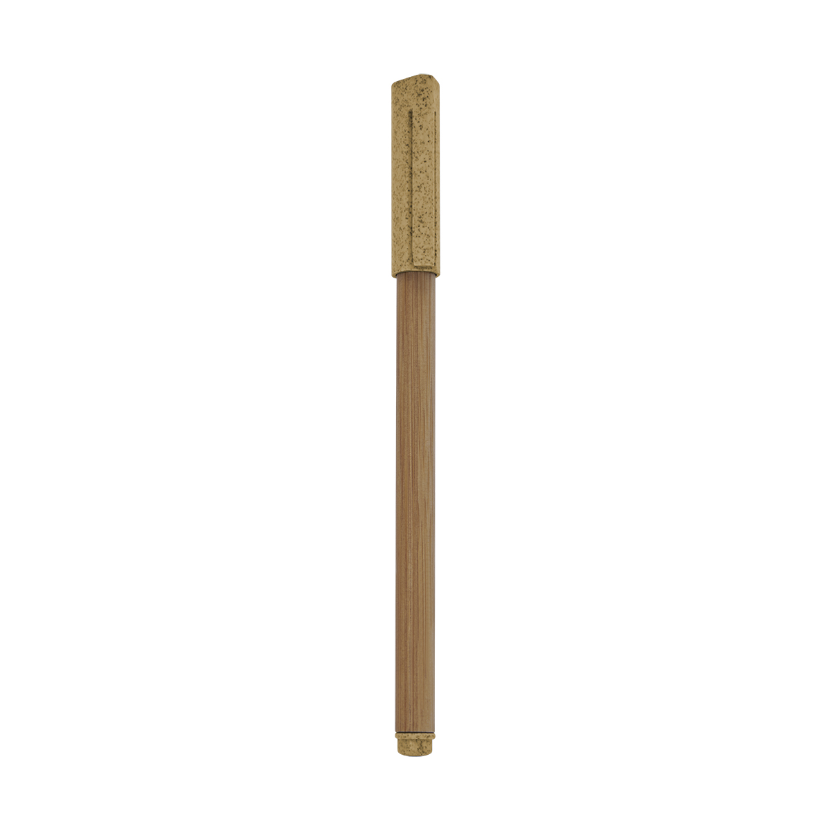 eco-070-y_1 Bolígrafo Genma Amarillo ECO 070 Y (Bambú / plástico / fibra de trigo)(P)