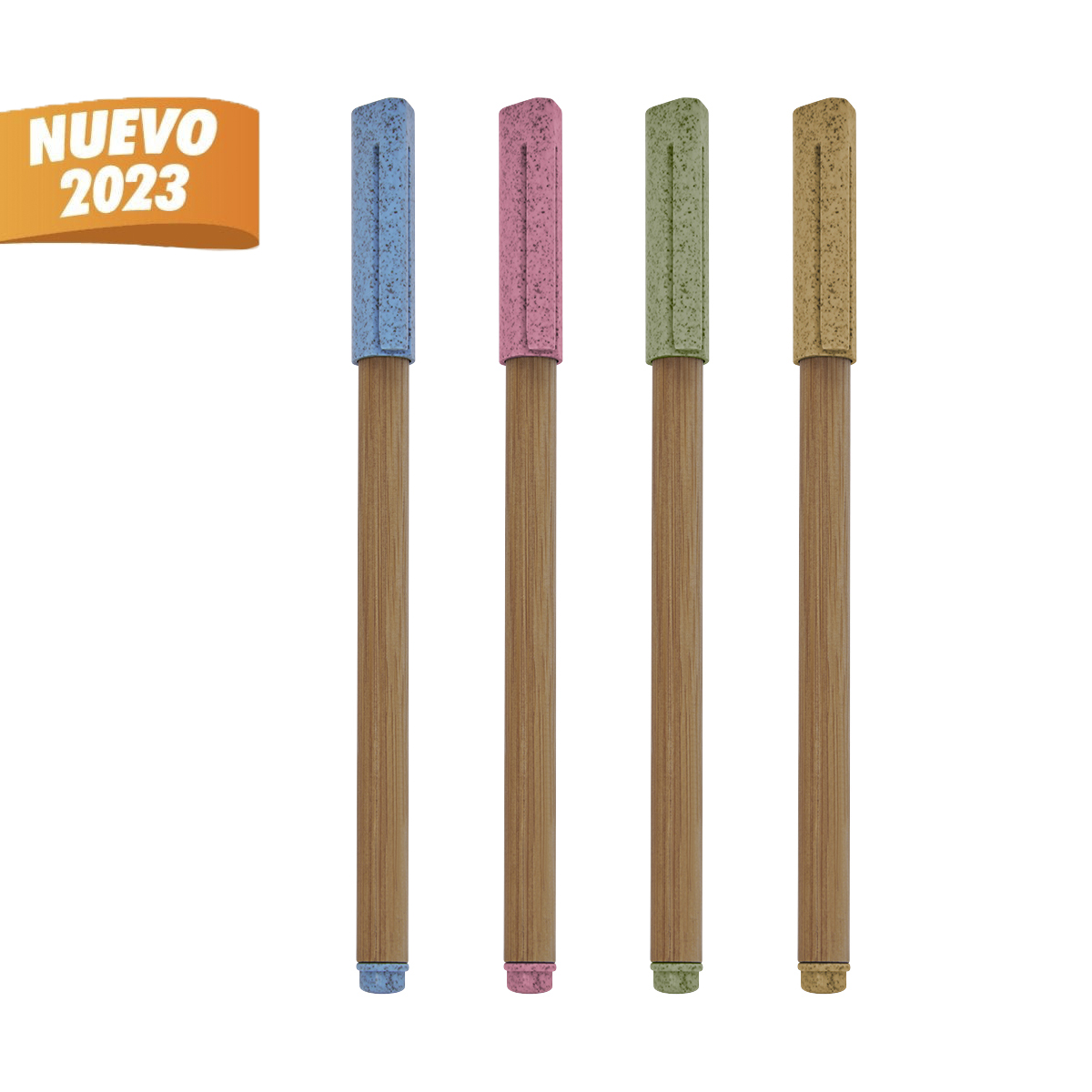 BOLÍGRAFO GENMA ROSA ECO 070 P (BAMBÚ / PLÁSTICO / FIBRA DE TRIGO)(P)