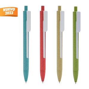 BOLÍGRAFO ECO GRURI BEIGE ECO 080 BE (PLÁSTICO / FIBRA DE TRIGO)(P)