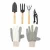 SET DE JARDÍN VILLANDRY GRIS HER 058 G (POLIÉSTER / METAL / MADERA)(P)