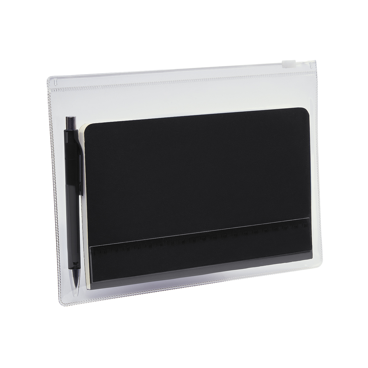 hl-9085-n_1 Set de Libreta Nodi Rojo HL 9085 R (Curpiel libreta / plástico bolígrafo / pvc bolsa)(P)