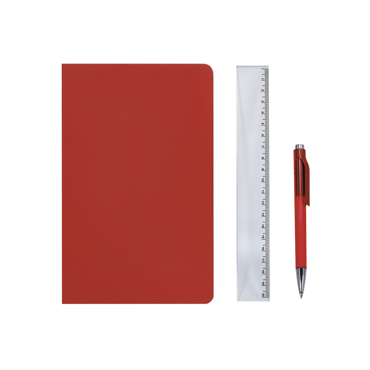 hl-9085-r Set de Libreta Nodi Rojo HL 9085 R (Curpiel libreta / plástico bolígrafo / pvc bolsa)(P)
