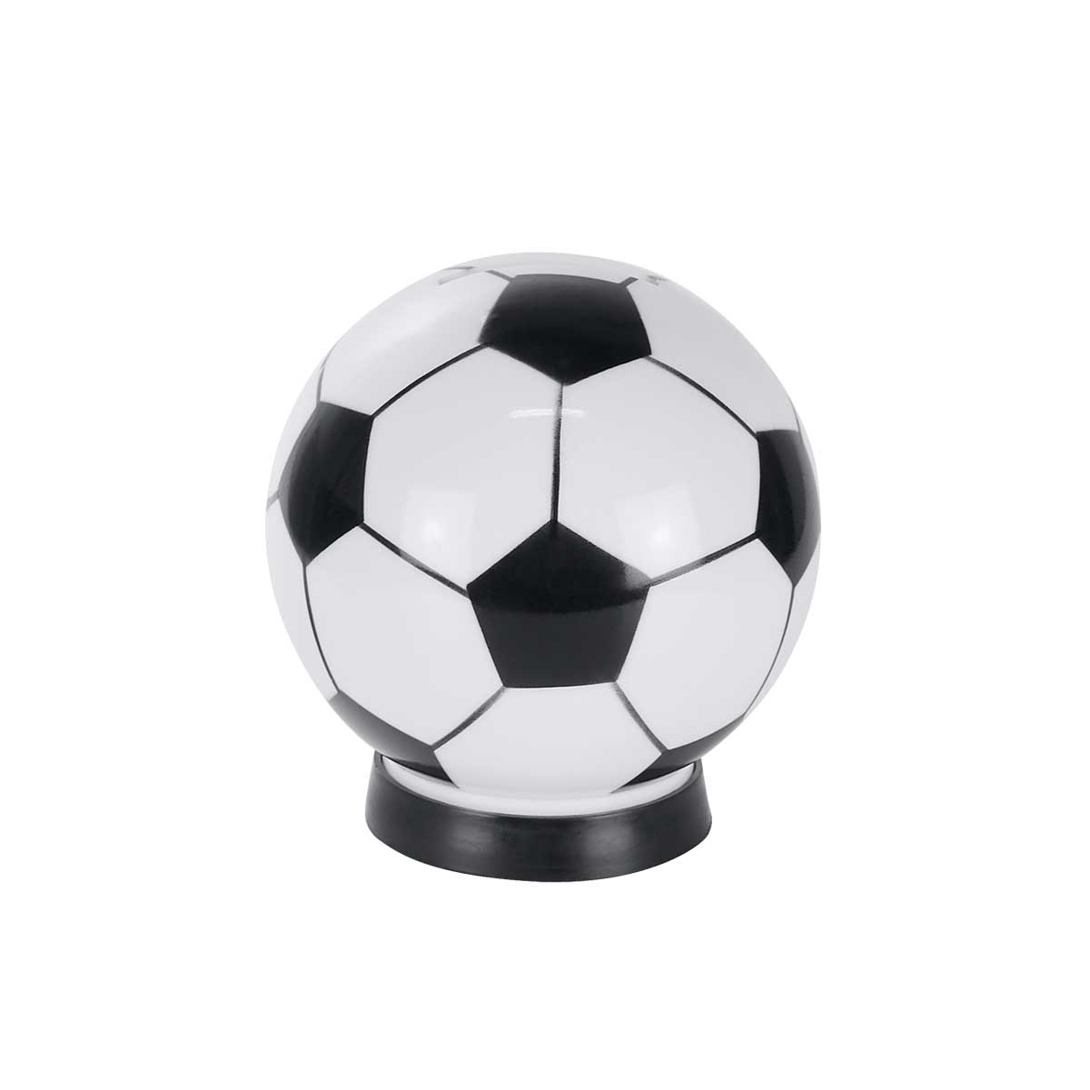 ALCANCÍA EN FORMA DE BALÓN BICOLOR INF 070-01 (PLÁSTICO)