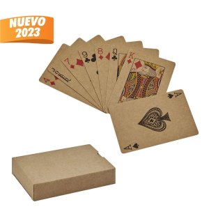 JUEGO DE CARTAS DE CARTÓN BEIGE JM 085 BE (CARTÓN)(P)