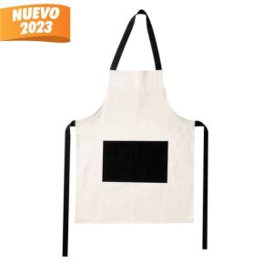 MANDIL MOORE NEGRO KTC 320 N (ALGODÓN)