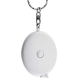 LLAVERO FLEXÓMETRO OVALADO BLANCO PRO 008 B (PLÁSTICO)(P)