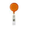 PORTAGAFETE RETRÁCTIL NARANJA PRO 027 O (PLÁSTICO)(P)