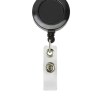 PORTAGAFETE RETRÁCTIL NEGRO PRO 027 N (PLÁSTICO)(P)