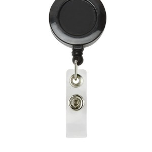PORTAGAFETE RETRÁCTIL NEGRO PRO 027 N (PLÁSTICO)(P)