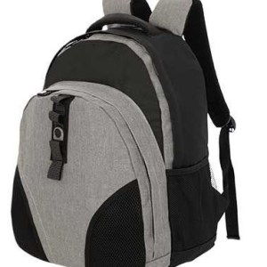 MOCHILA VICTORY GRIS JASPEADO SIN 010 GJ (POLIÉSTER)(P)