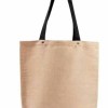 Bolsa Mezzola Negro SIN 138 N (Yute / algodón)(P)