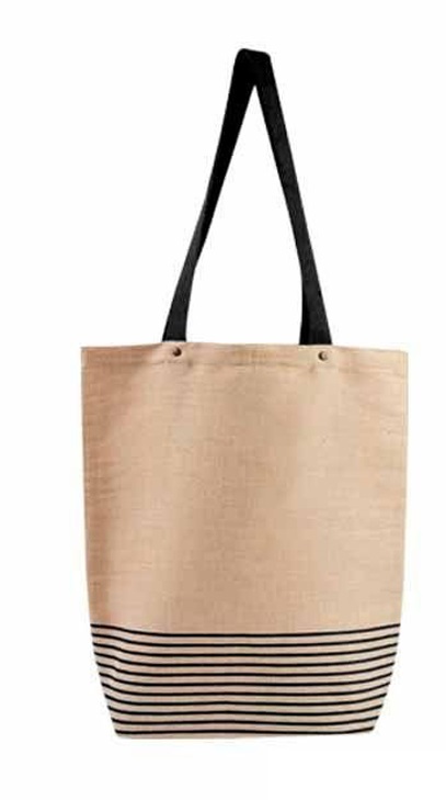 Bolsa Mezzola Negro SIN 138 N (Yute / algodón)(P)