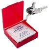 LLAVERO CON PADS DE ALCOHOL ROJO SLD 052 R (PLÁSTICO)(P)